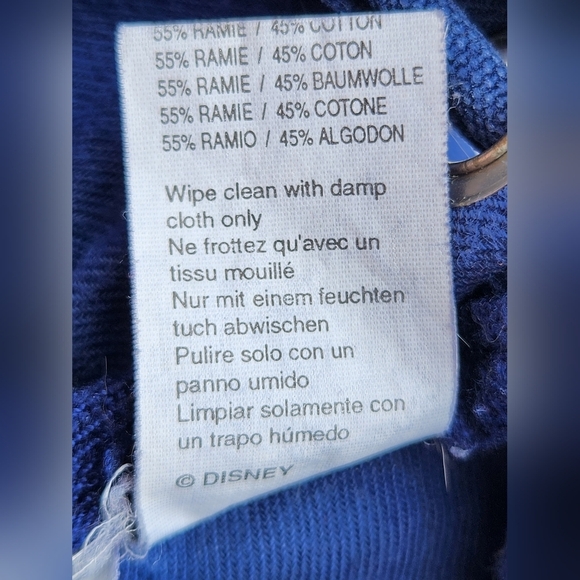 SOLD - Disney Backpack Blue/Red with Mickey, Duffy Duck and Goofy Embroided - Picture 13 of 14